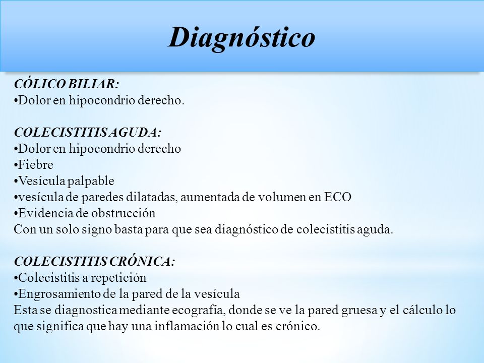Dieta para colico biliar